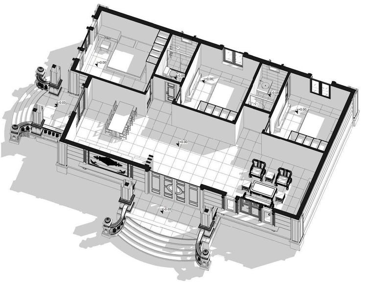 Thiết kế nhà cấp 4 mái bằng