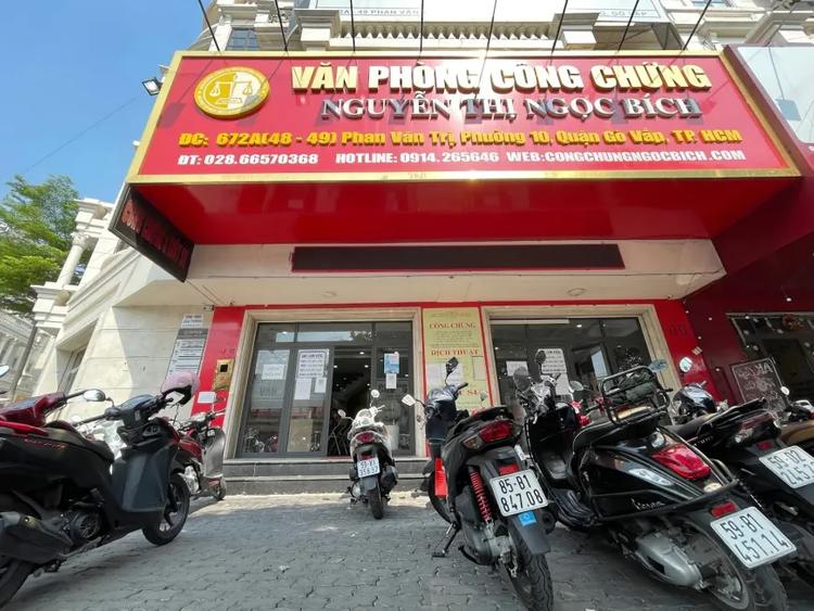 văn phòng công chứng Nguyễn Thị Ngọc Bích