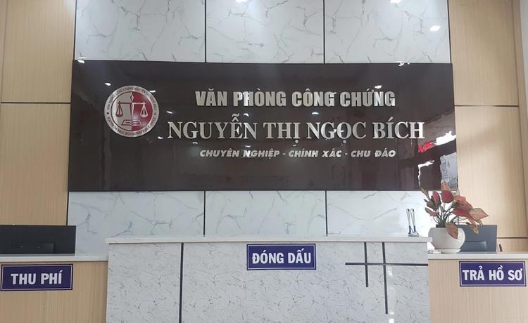 Văn phòng công chứng Nguyễn Thị Ngọc Bích ảnh mới nhất