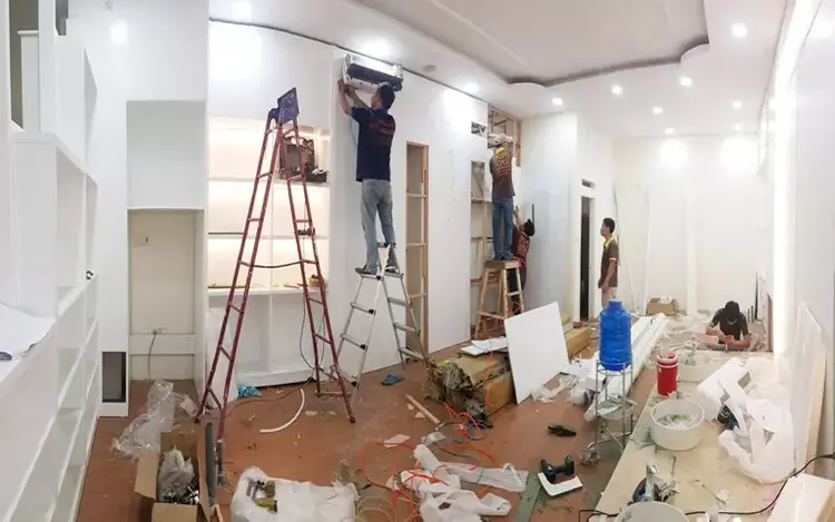 Thi công nội thất phòng khách