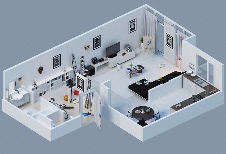 Thiết kế phòng khách hiệu quả và tiết kiệm