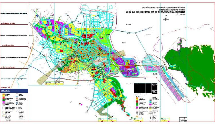 Bản vẽ quy hoạch sử dụng đất Hải Phòng