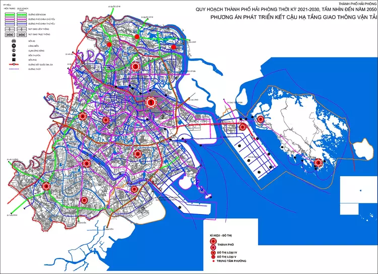 Bản đồ giao thông thành phố Hải Phòng