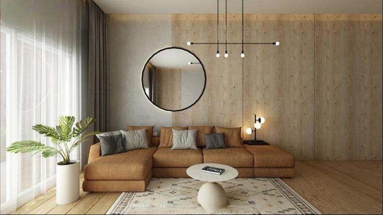 Trang trí phòng khách phong cách tối giản