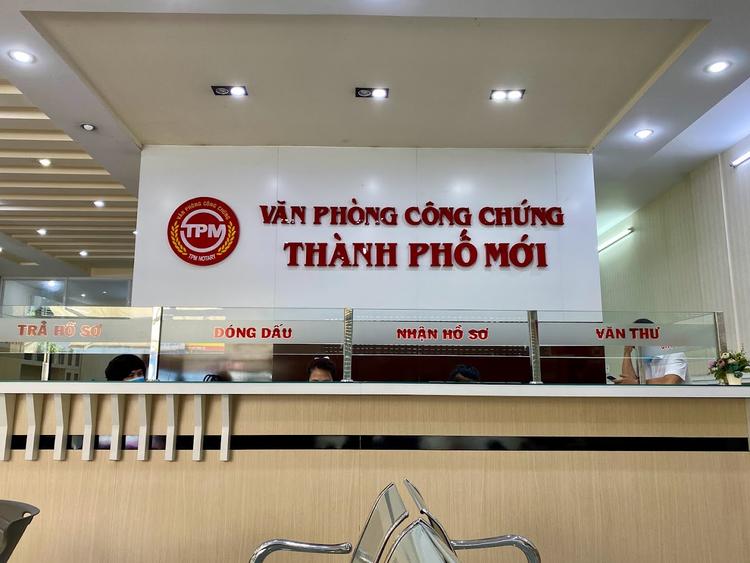 Văn phòng công chứng Thành Phố Mới 