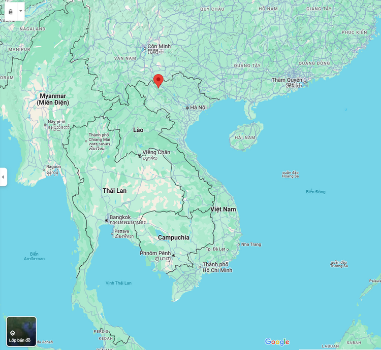 Sapa nằm ở phía Tây bắc trên bản đồ Việt Nam