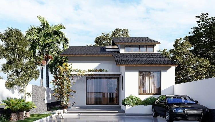 Mẫu nhà cấp 4 chữ L giá 300 triệu. 