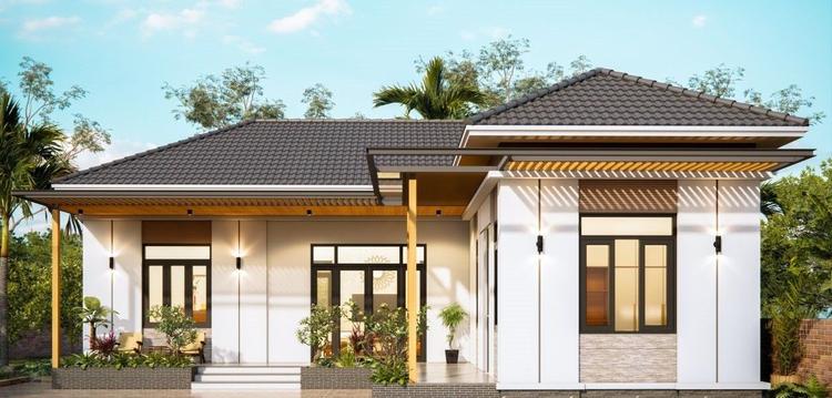 Chi phí xây dựng nhà cấp 4 chữ L.