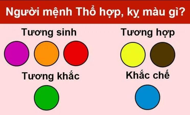 Những màu sắc hợp và không hợp với tuổi Tân Mùi 1991