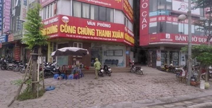 Văn phòng công chứng Thanh Xuân có vị trí rất thuận tiện cho khách hàng