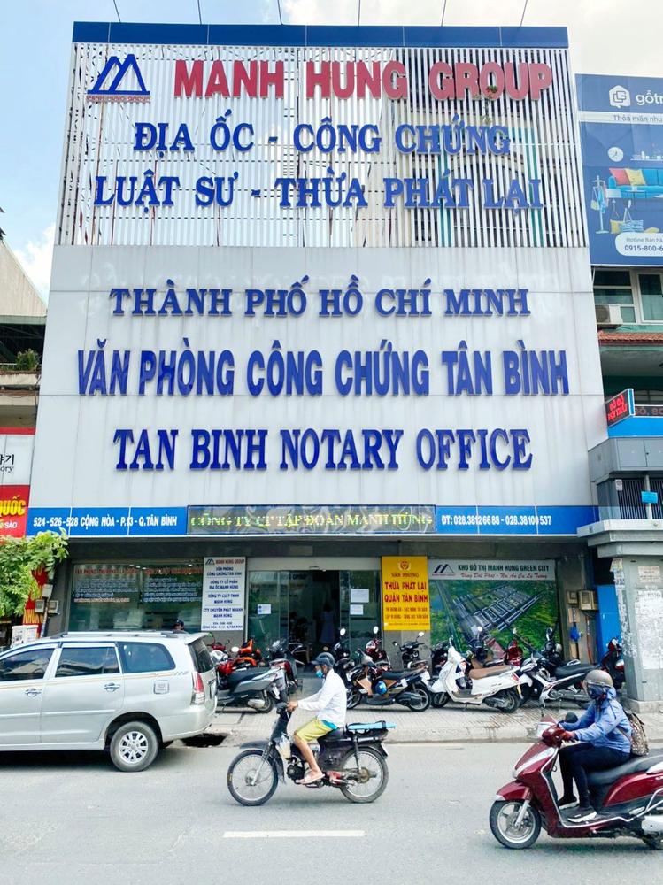 Hình ảnh văn phòng công chứng Tân Bình khi chưa đổi tên