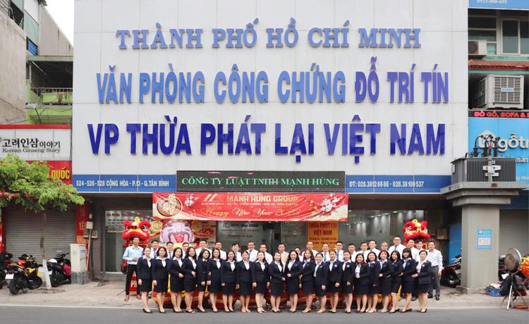 Hình ảnh văn phòng công chứng Tân Bình sau khi đổi tên thành Văn phòng công chứng Đỗ Trí Tín