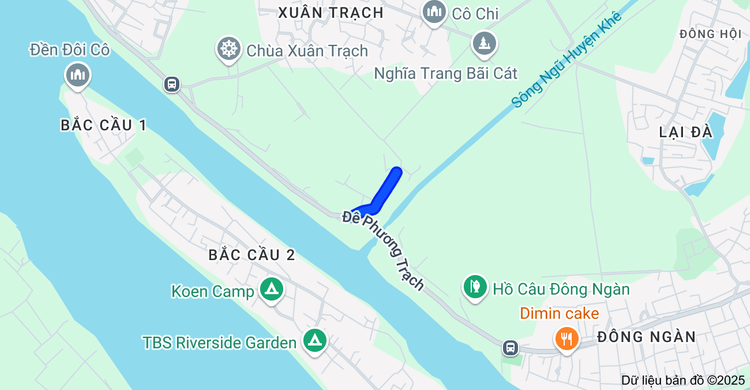 Bản đồ cầu Tứ Liên