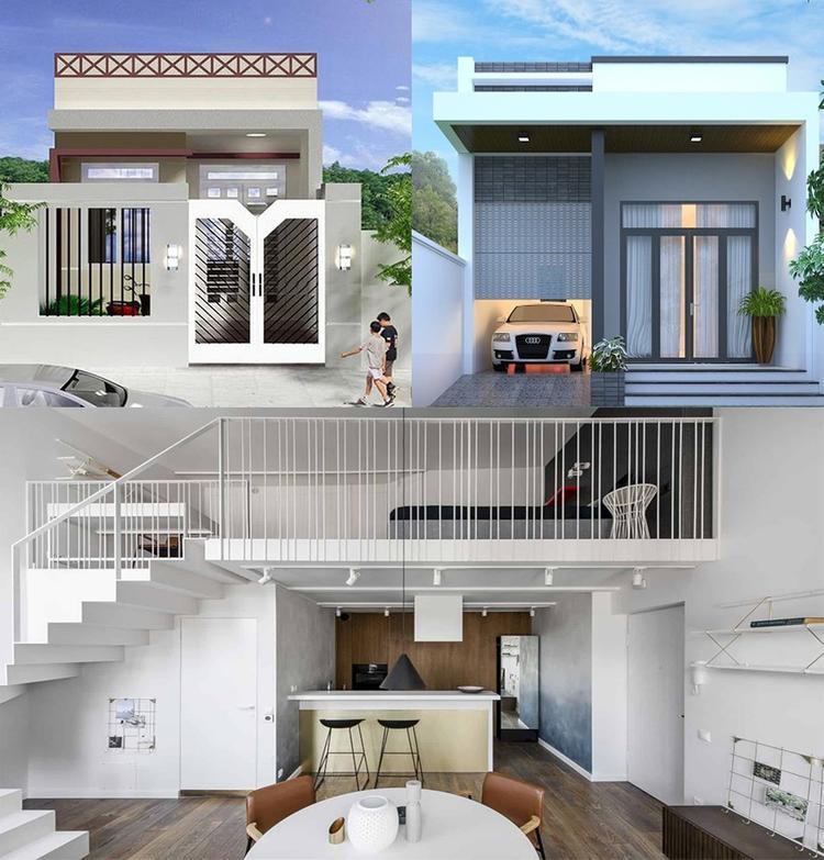 Một mẫu thiết kế nhà cấp 4 có gác lửng