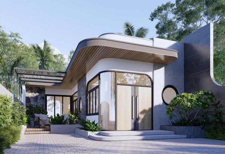 mẫu nhà cấp 4 bài bằng