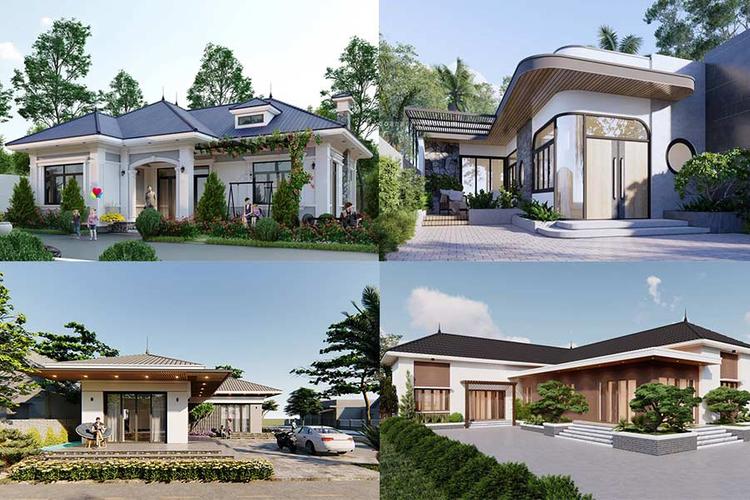 nhà cấp 4 chữ L