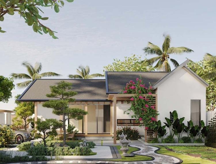 Nhà cấp 4 sân vườn