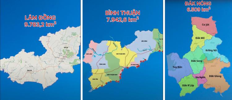 Tỉnh Lâm Đồng sau khi sáp nhập đã trở thành tỉnh có diện tích lớn nhất cả nước