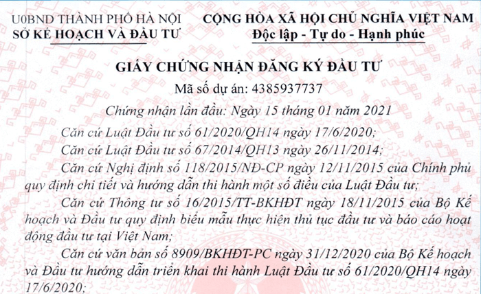 Điều chỉnh giấy phép đầu tư là thủ tục thường gặp