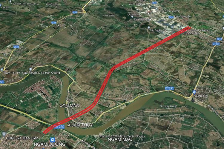 Bản đồ quy hoạch đường Vành đai 4 mới nhất thuộc địa phận Bắc Ninh