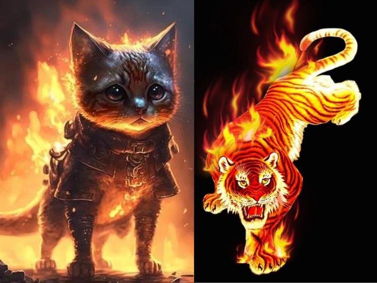 Người mệnh Lư Trung Hỏa cầm tinh con hổ hoặc mèo