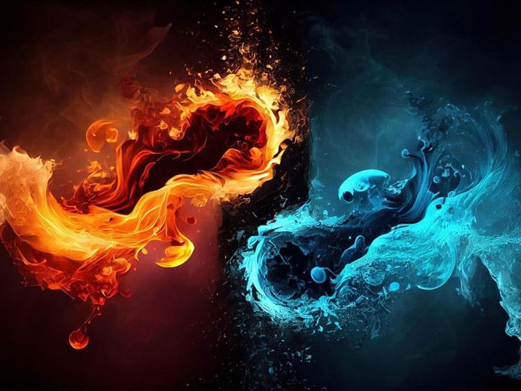 Thủy khắc Hỏa theo quy luật Tương khắc trong Ngũ hành