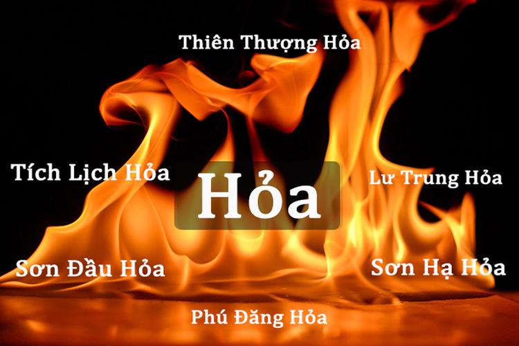 Các nạp âm mệnh Hỏa