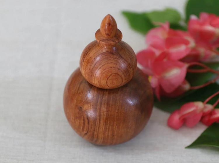 Hồ lô gỗ màu nâu