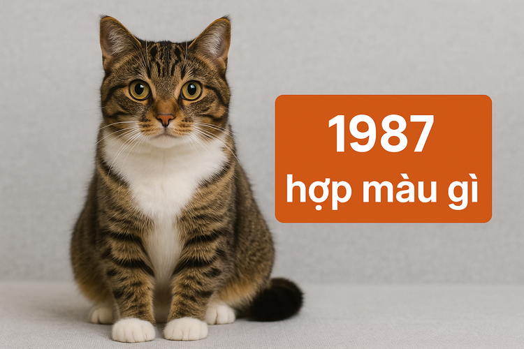 Nhiều người thắc mắc sinh năm 1987 hợp màu gì