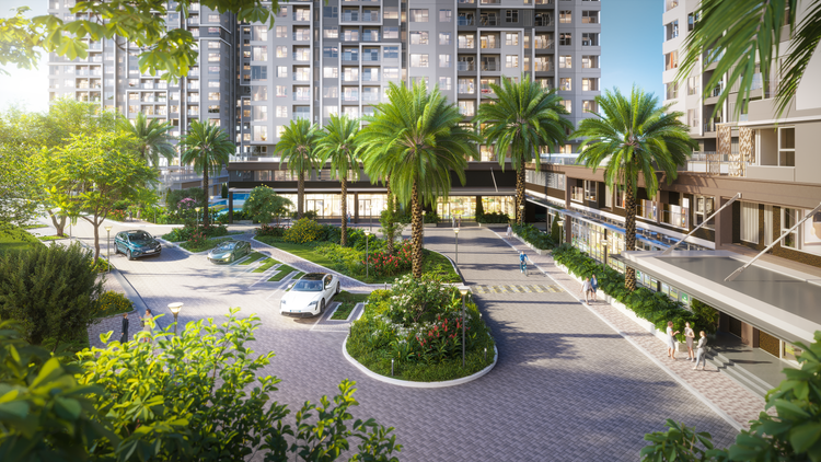 Trellia Cove là khu compound cuối cùng thuộc đô thị tích hợp Mizuki Park