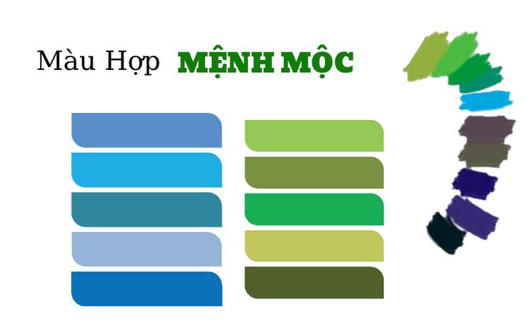 Các màu hợp mệnh Mộc