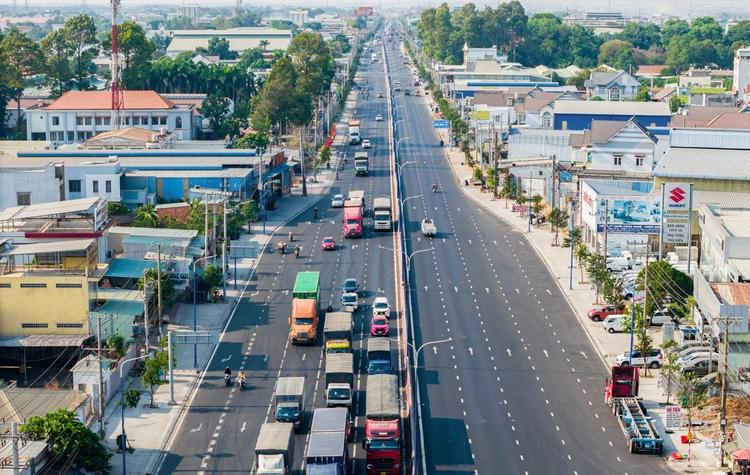 Tuyến ĐT 743 được mở rộng