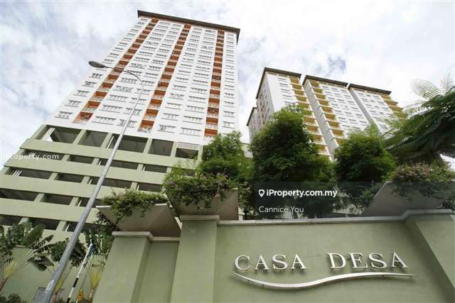 Casa Desa Intermediate Condominium 3 bedrooms for rent in Taman Desa ...