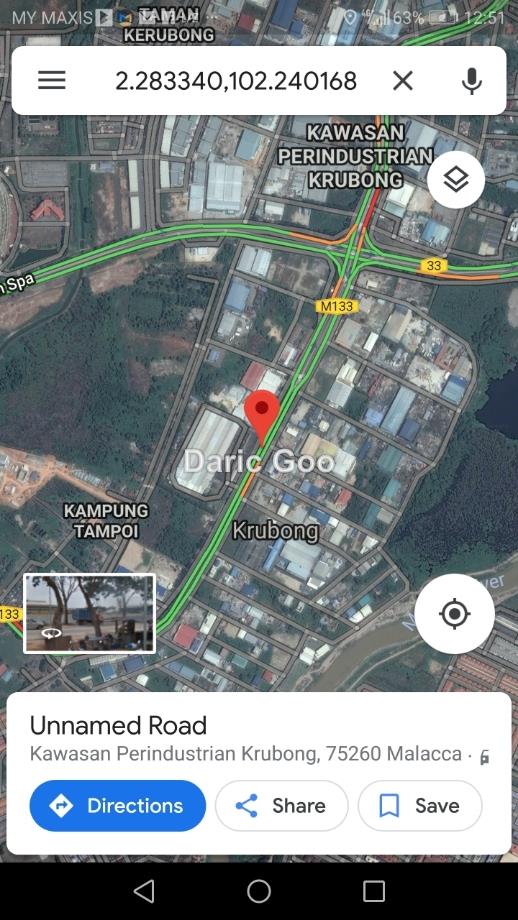 Krubong Ttc Batu Brendan Batu Berendam Industrial Land For Sale Iproperty Com My