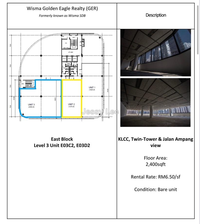 Wisma Golden Eagle Realty, KLCC for rent RM15600 iProperty Malaysia