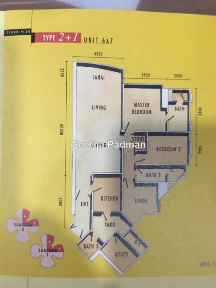 Suasana Sentral Loft Corner lot Condominium 3 bedrooms for sale in KL