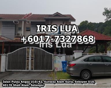 Jalan Pulau Angsa U10 42 Sunway Alam Su Shah Alam Corner Lot 2 Sty Terrace Link House 4 Bedrooms For Sale Iproperty Com My
