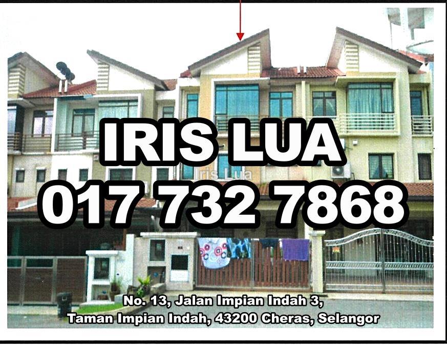Jalan Impian Indah 3 Cheras 3 Sty Terrace Link House 4 Bedrooms For Sale Iproperty Com My