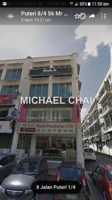 Jalan Puteri 1/4, Bandar Puteri, Puchong End lot Shop-Office for 