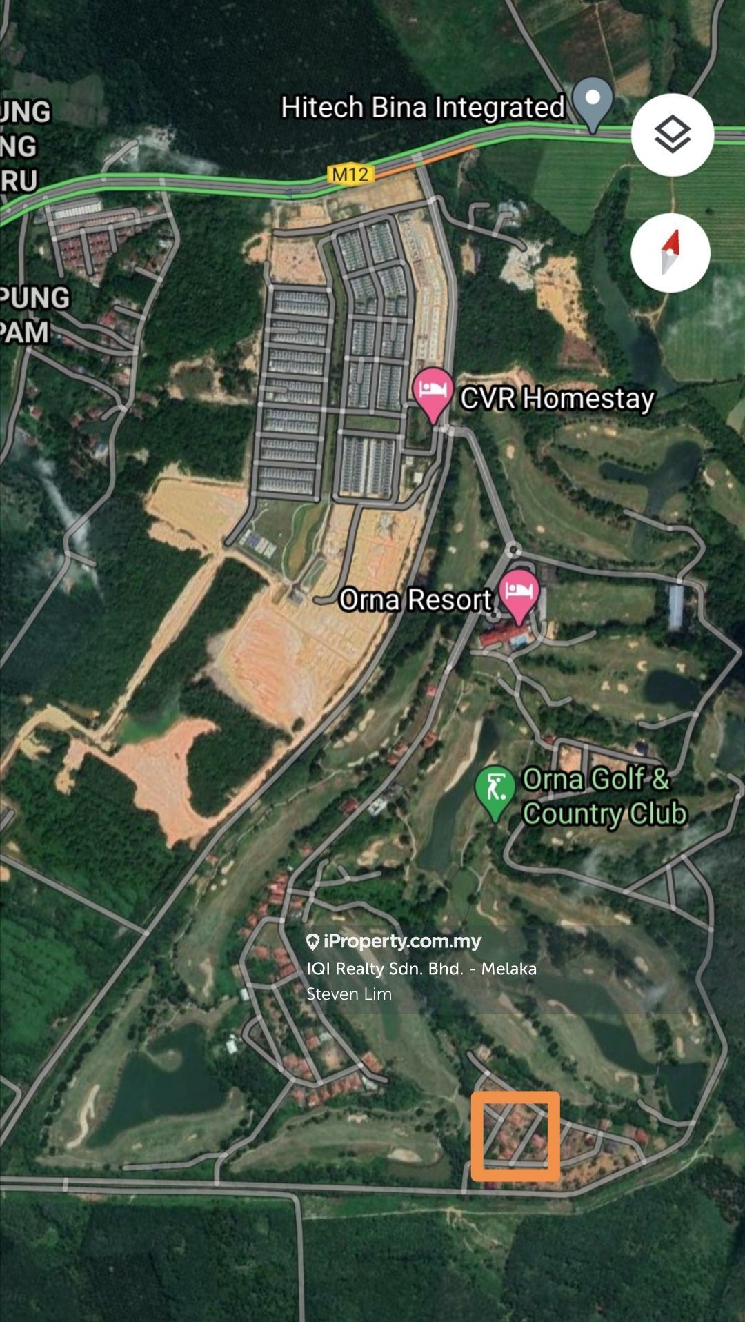 Orna Golf club resort Banglow land for Sales, Air Panas Gapam, Jasin