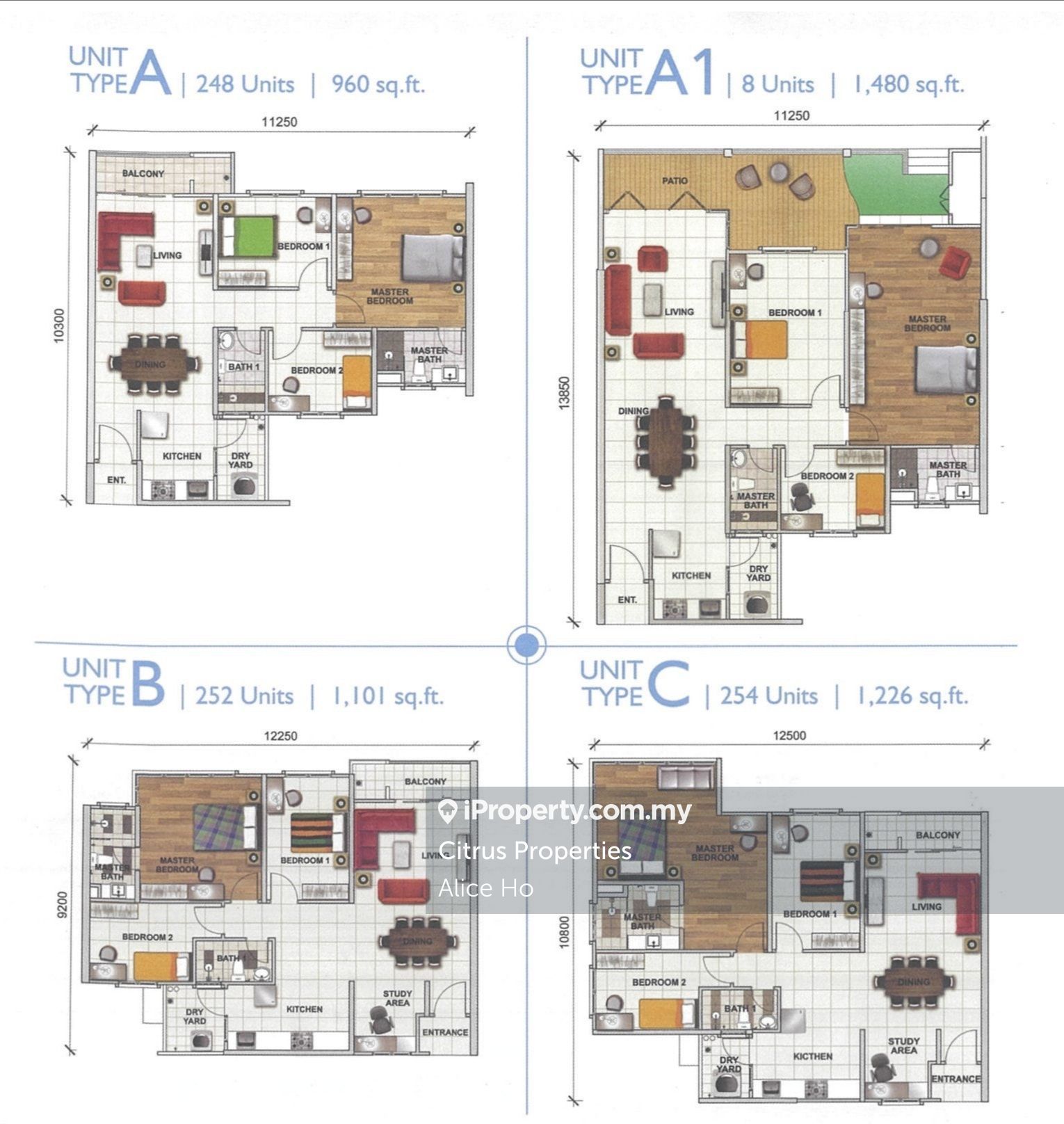 Paraiso Residence The Earth Serviced Residence 3 bedrooms for sale in