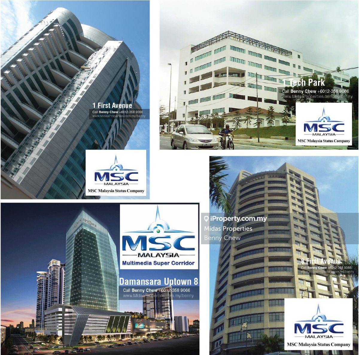 1 First Avenue, 1 Tech Park, 8 First Avenue, Damansara Uptown 8 MSC Status Office, Bandar Utama, PJj, Petaling Jaya, Bandar Utama