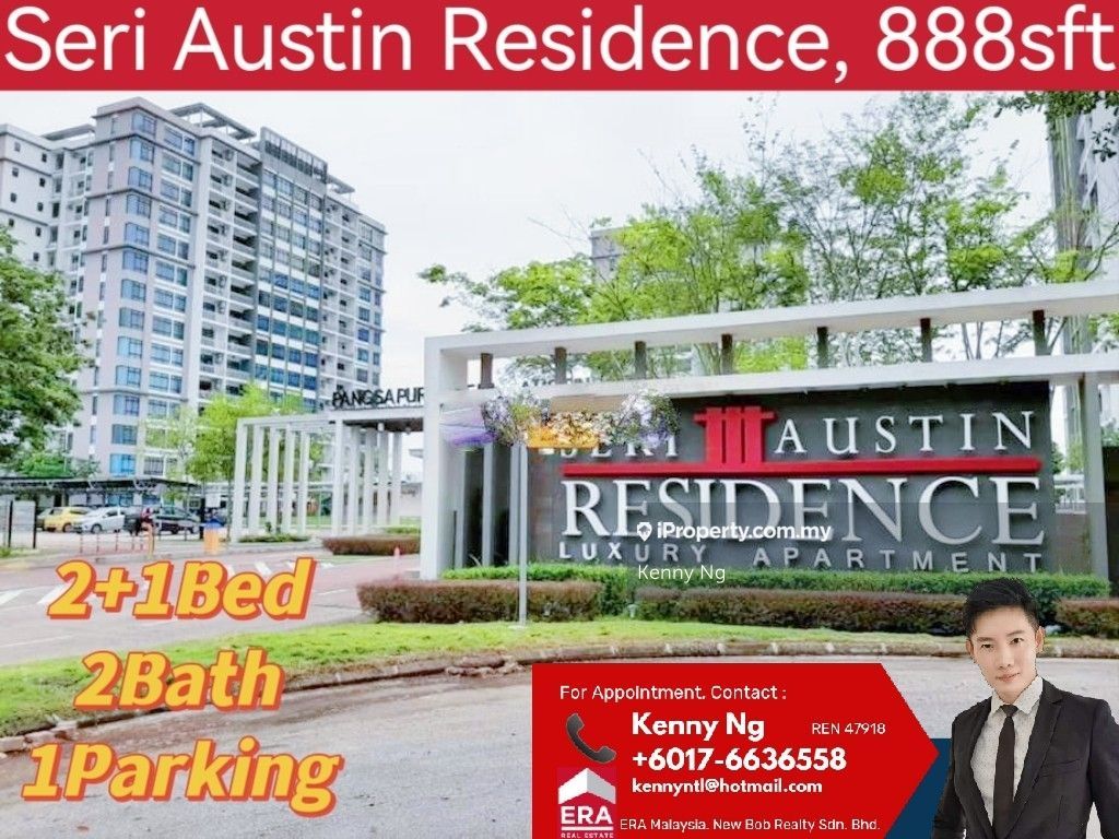 Seri Austin Residence (Pangsapuri Seri Austin) Apartment 2 bedrooms for