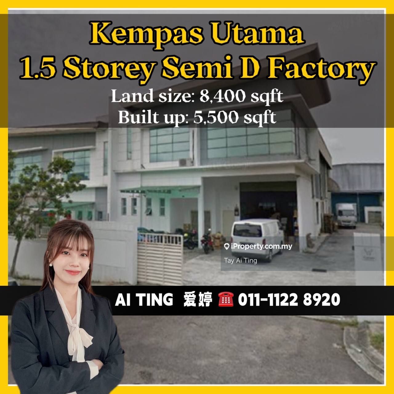 Kempas Utama Semi D Factory, Kempas, Kempas Utama, Kempas Lama, Impian ...