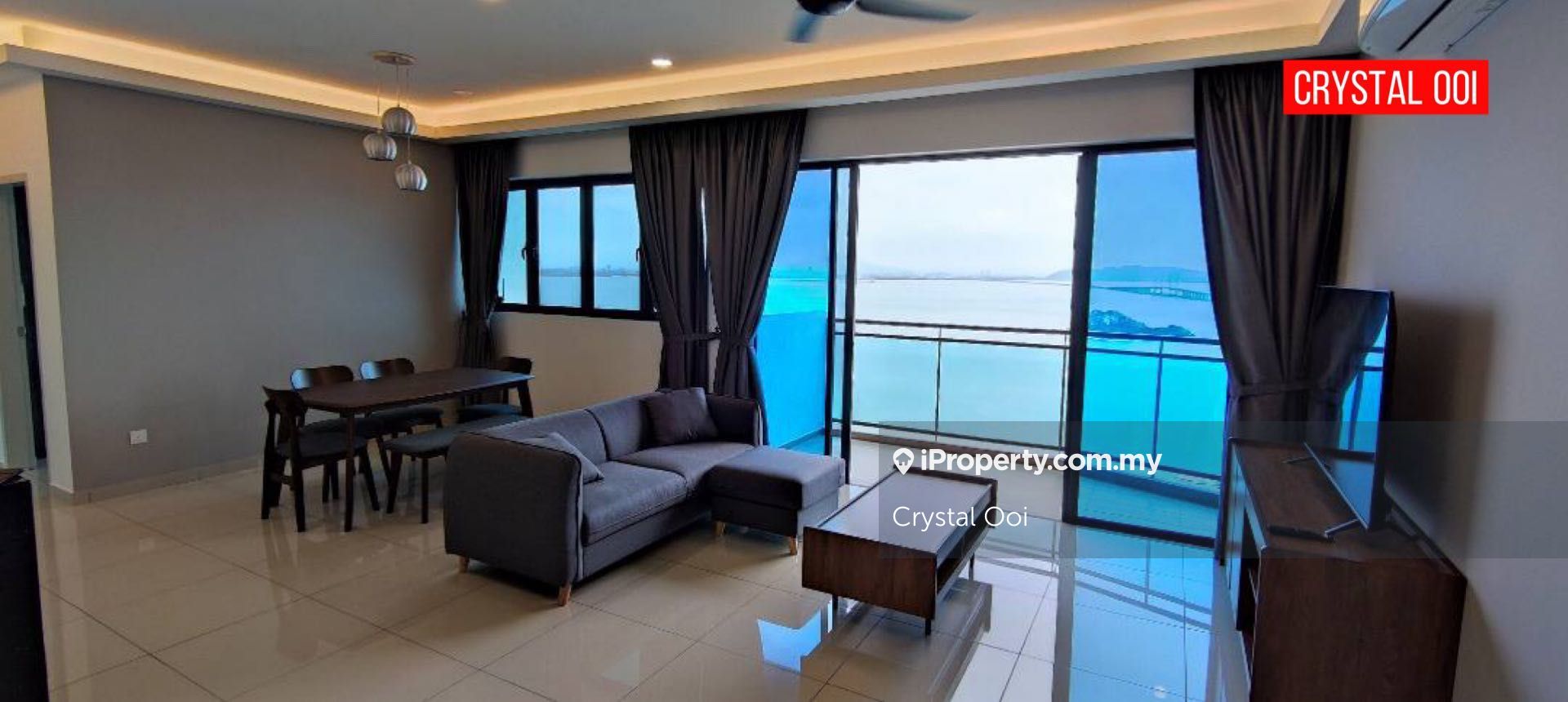 Waterside Residence Seaview Fully Furnished For Rent Gelugor
