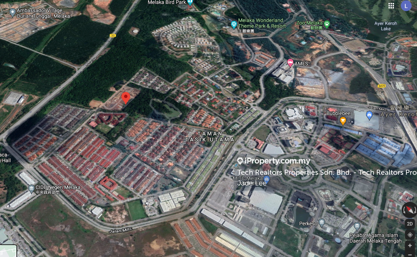 Taman Tasik Utama, Ayer Keroh