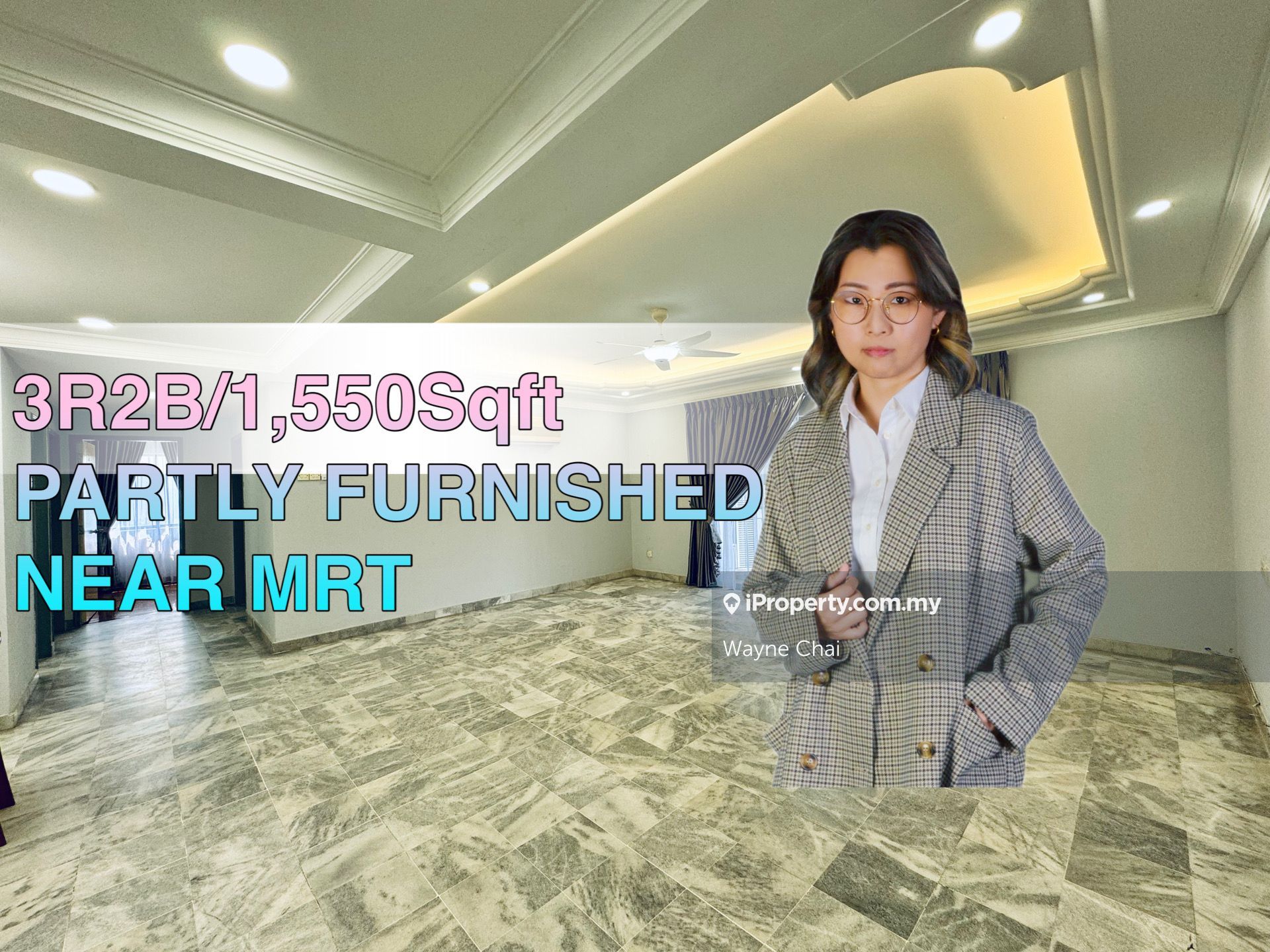 Menara Bukit Ceylon Corner lot Condominium 3 bedrooms for rent in Bukit