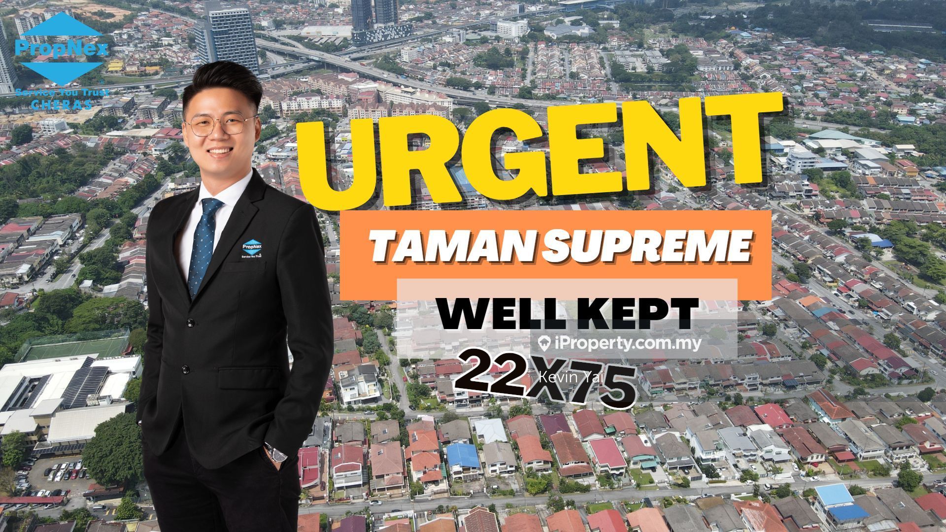 Taman Supreme, Cheras Intermediate 2sty Terrace/Link House 4 bedrooms