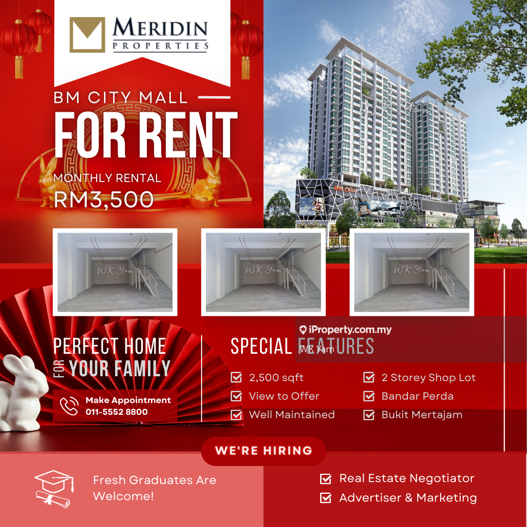 BM City Mall, 2 Storey Shop Lot Bukit Mertajam , Bukit Mertajam Shop
