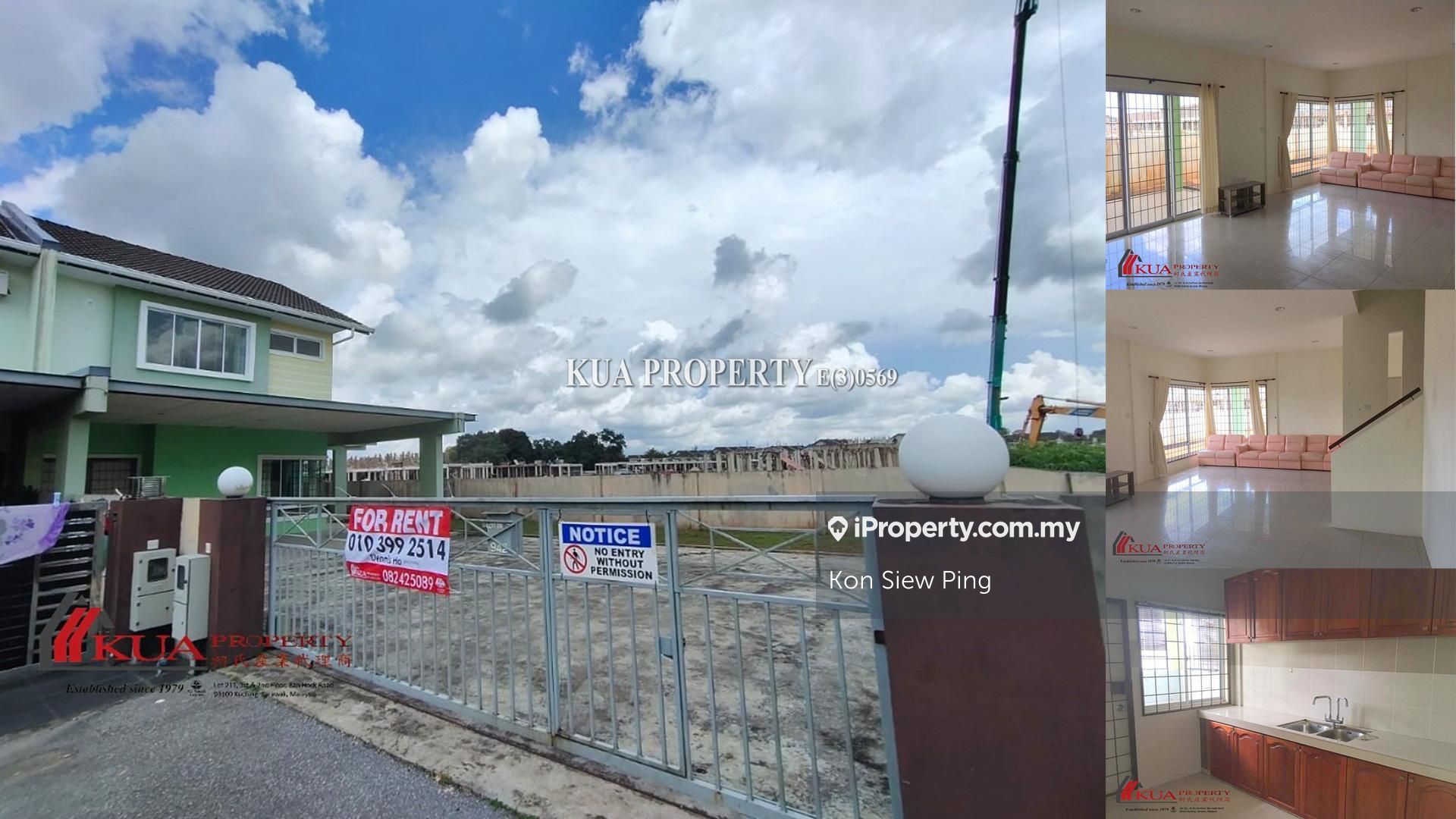 Uni Garden, Kota Samarahan 1sty Terrace/Link House 4 bedrooms for rent